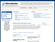 Tablet Screenshot of glovegeeks.net